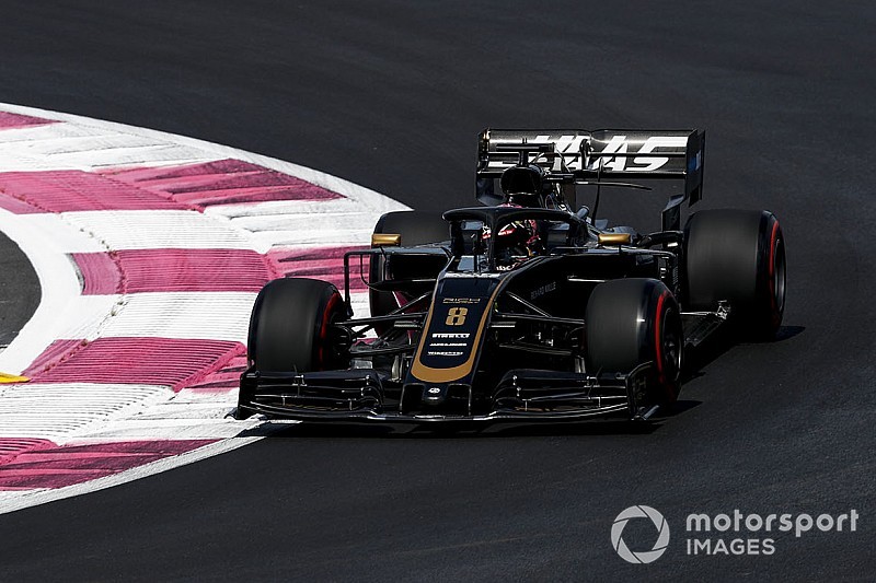 Diaporama : le suisse Romain Grosjean au Grand Prix de France