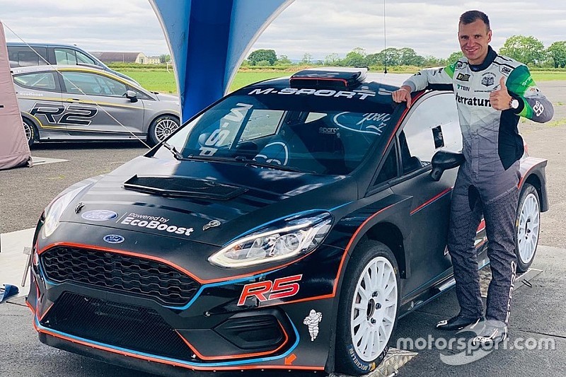 Baumanis na testach nowej Fiesty R5