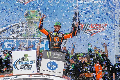 Chase Elliott wins after massive last-lap crash at Talladega