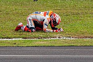 Márquez: “Me duele más salir 11° que los golpes”