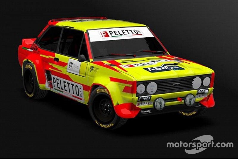 Rendering Fiat 131 Paolo Diana, Peletto Racing Team