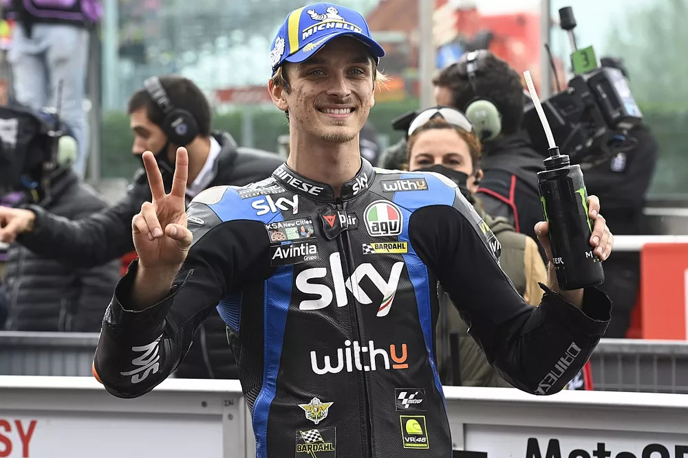 Third place Luca Marini, Esponsorama Racing