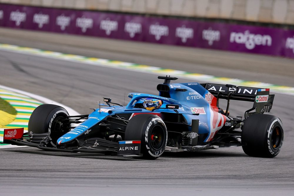 Brezilya GP 2. antrenman: Alonso, Alpine ile en hızlısı