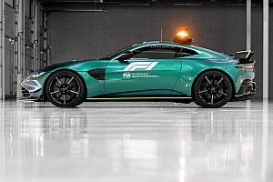 アストンマーチン、F1用セーフティカーとメディカルカーを公開。メルセデスと運用を分担