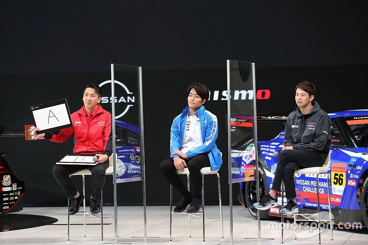 早くも日産ファミリーの一員に……松下信治、新天地でリラックスした表情見せる