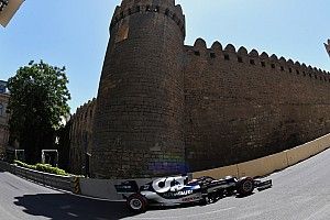 F1アゼルバイジャンFP2速報:ホンダPU勢が好調、レッドブル1-2。アルファタウリ角田は10番手