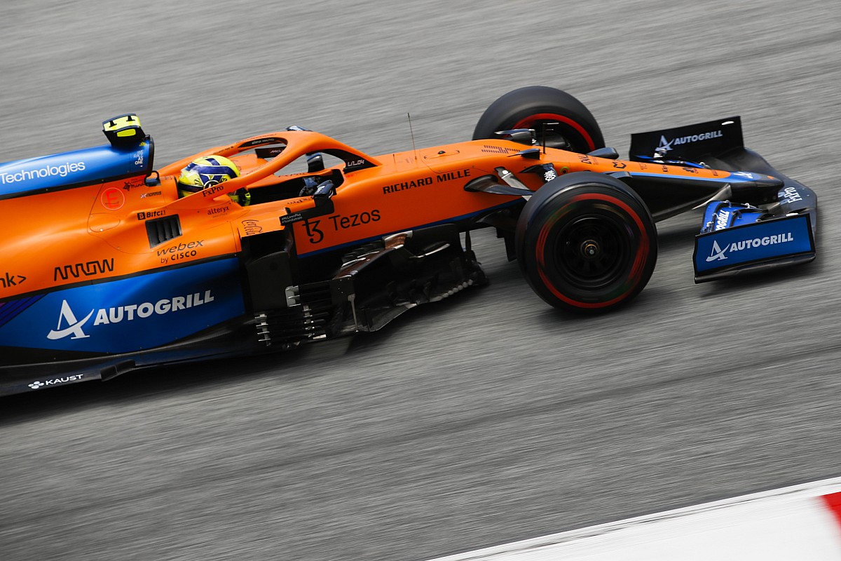Norris twijfelt over podiumkansen: “Red Bull en Mercedes sneller”