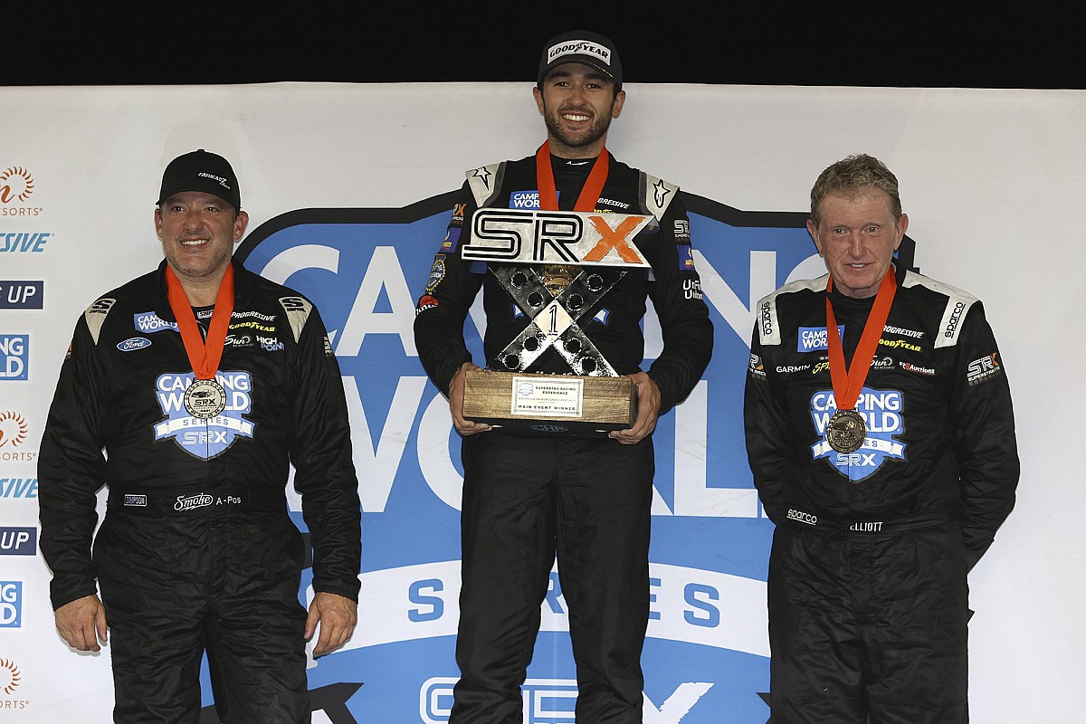 Chase Elliott wins SRX finale as Stewart claims series title