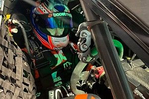 Stanaway drives a V8 for the first time since retiring