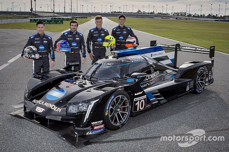 Kamui Kobayashi, Fernando Alonso, Renger van der Zande, Jordan Taylor, Wayne Taylor Racing