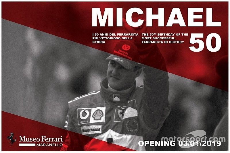 El Museo Ferrari abrirá la exposición "Michael 50" dedicada a Michael Schumacher