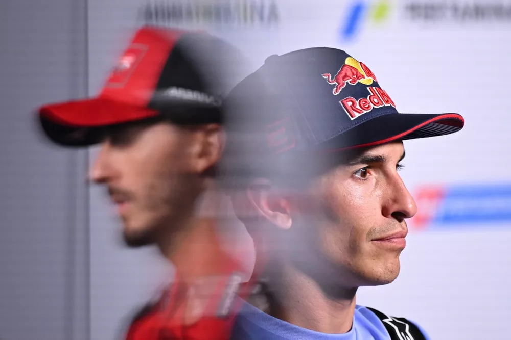 Francesco Bagnaia, Ducati Team, Marc Marquez, Gresini Racing
