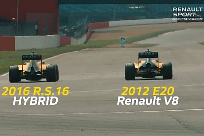 VIDEO: Renault hizo una carrera entre su F1 actual y el de 2012