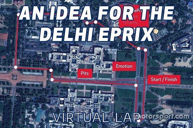 ePrix di Delhi, ipotesi di tracciato