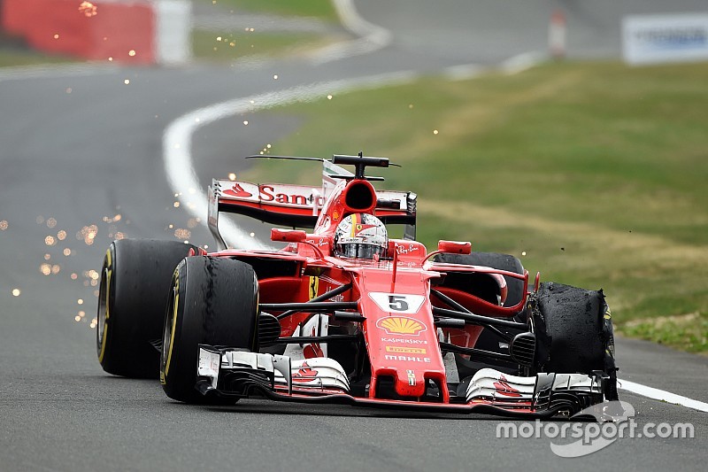 Vettel terkejut dengan masalah ban Ferrari