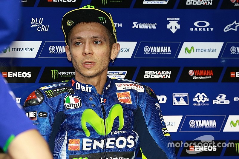 Tes pramusim 2017 yang menyulitkan Valentino Rossi