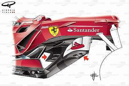 Технический анализ: эволюция Ferrari SF70H по ходу сезона-2017