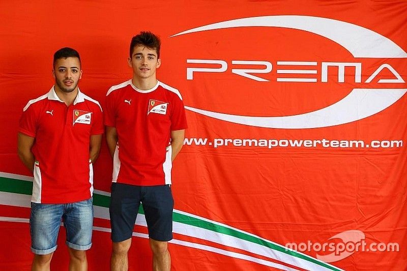 Antonio Fuoco and Charles Leclerc, Prema racing