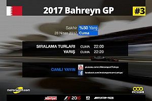 2017 Bahreyn GP Sanal Turnuva: Canlı Yayın