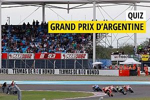 Quiz - Testez vos connaissances sur le GP d'Argentine !