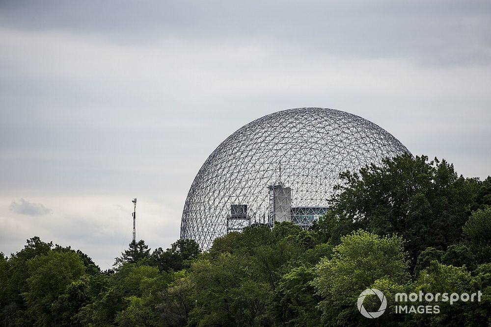 A scenic view of the Montreal Biosphere