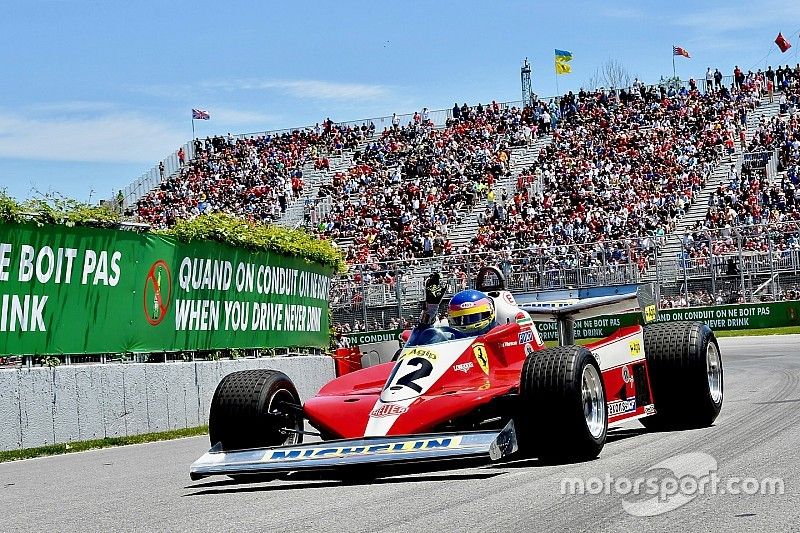 Жак Вильнев проехал круг в Канаде на Ferrari 312 T3 своего отца: фото