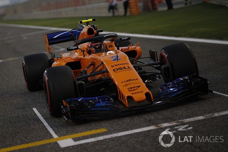 Stoffel Vandoorne, McLaren MCL33, sur la grille