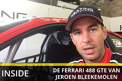 Uniek kijkje in de Ferrari-cockpit van Jeroen Bleekemolen