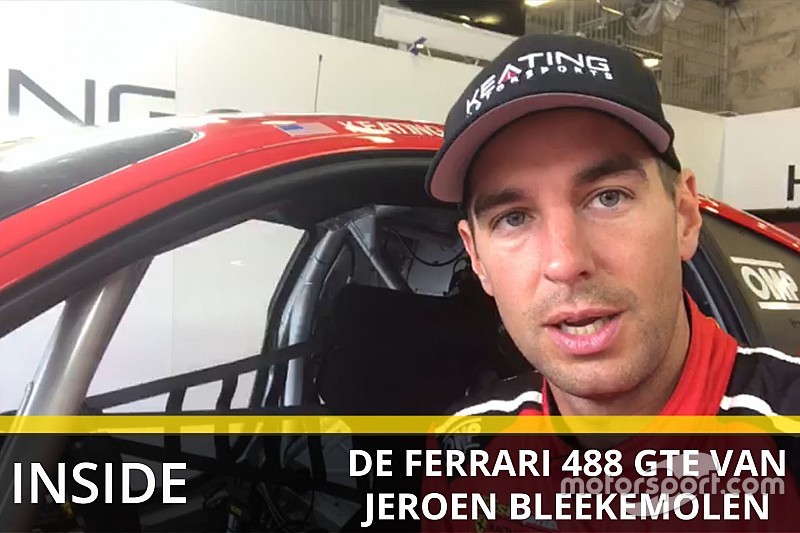 Uniek kijkje in de Ferrari-cockpit van Jeroen Bleekemolen