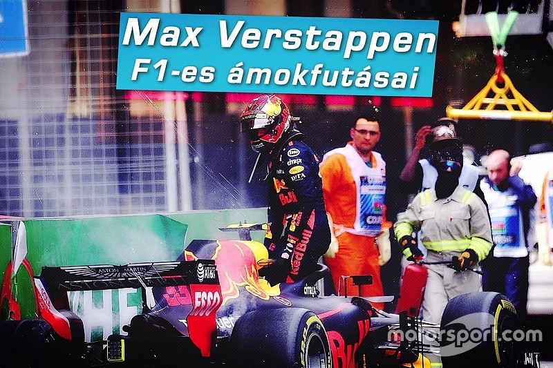 Max Verstappen ámokfutásai a Forma-1-ben