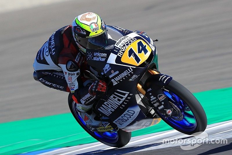 Moto3, Sepang, Libere 2: Arbolino prima dell'arrivo della pioggia
