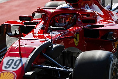 Test Hungaroring, Giorno 1, Ore 13: Giovinazzi porta in vetta la Ferrari con gomme Soft. Mercedes con un'ala nuova
