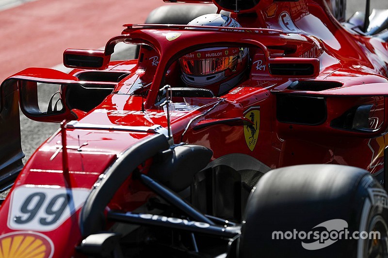 Test Hungaroring, Giorno 1, Ore 13: Giovinazzi porta in vetta la Ferrari con gomme Soft. Mercedes con un'ala nuova