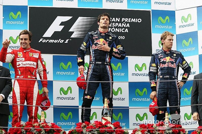 Todas las victorias de Mark Webber en F1