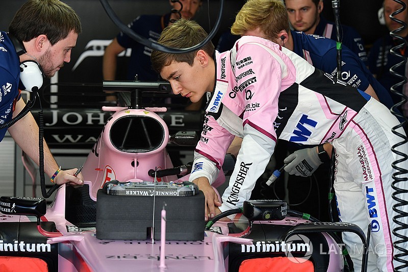 В Force India захотели сделать Расселла своим резервным пилотом