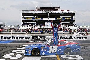 Kyle Busch wins Pocono Xfinity race, but fails post-race inspection