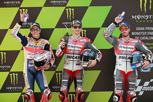 La parrilla de salida del GP de Catalunya