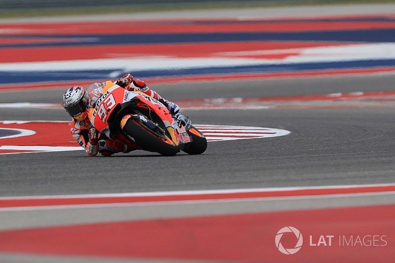 Márquez y Rossi arrancaron adelante en Austin