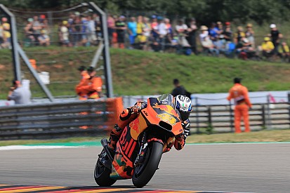 Sachsenring MotoGP: Espargaro leads red-flagged warm-up