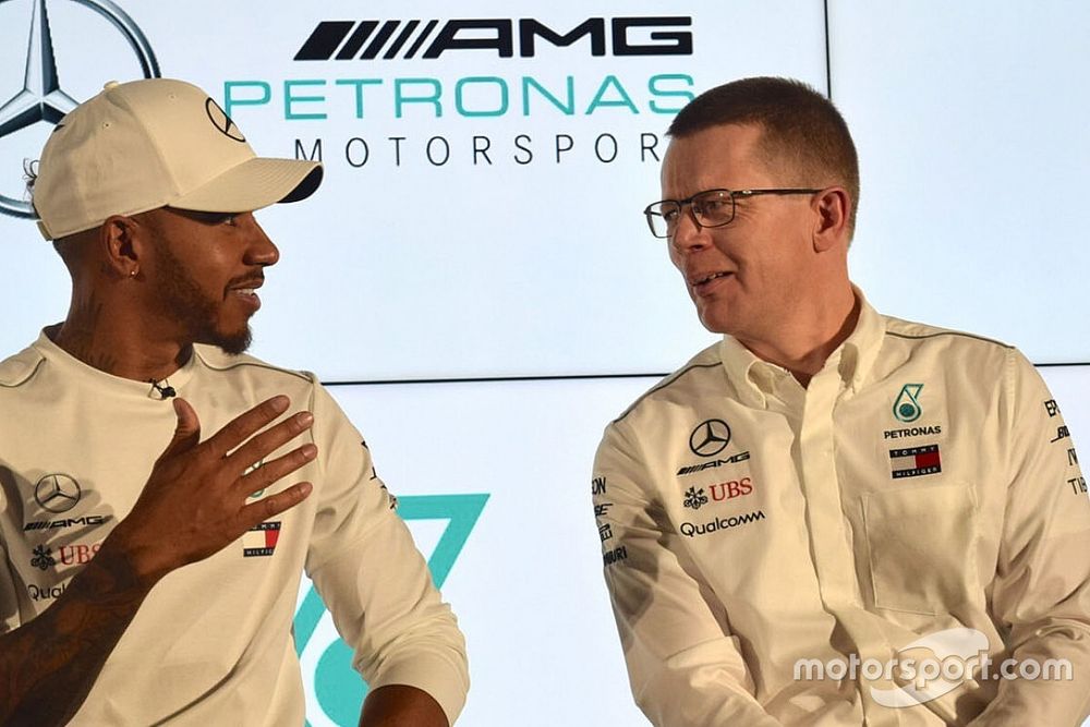 Lewis Hamilton, Mercedes-AMG F1, Andy Cowell,  High Performance Powertrains Managing DirectorMercedes AMG