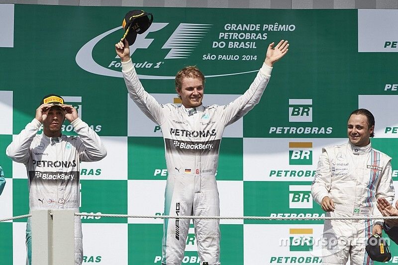 Podium: Race winner place Nico Rosberg, second place Mercedes AMG Lewis Hamilton, Mercedes AMG, thir