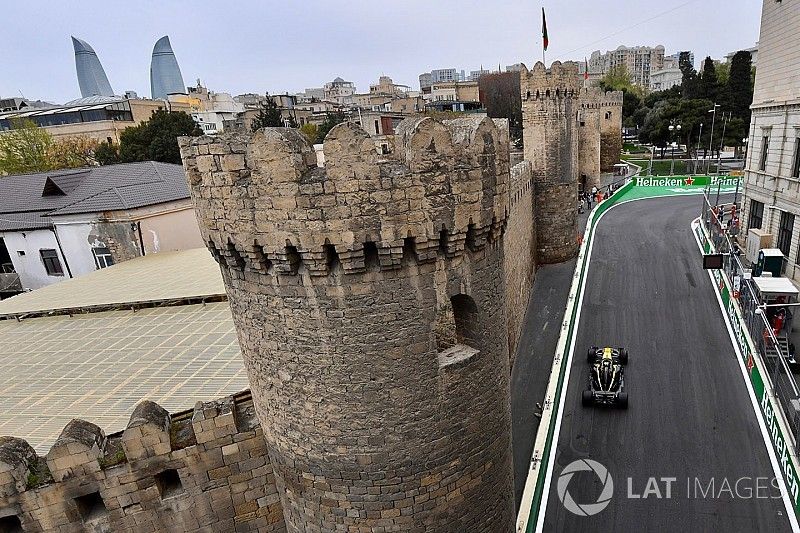 Las mejores fotos del sábado de F1 en Bakú