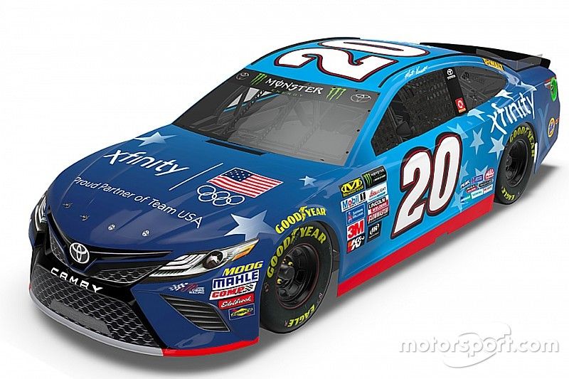 Kenseth's Texas livery showcases U.S. Winter Olympics team