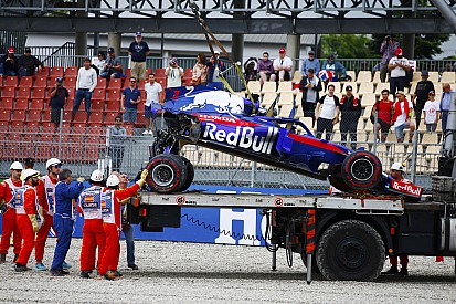 Toro Rosso-coureurs reden voor ruim twee miljoen schade in 2018