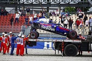 Toro Rosso-coureurs reden voor ruim twee miljoen schade in 2018