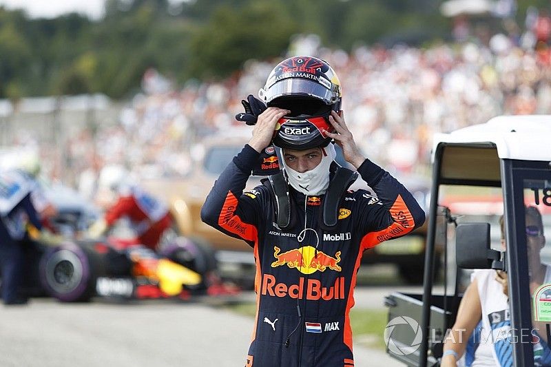 Max Verstappen, Red Bull Racing, dopo il ritiro dalla gara