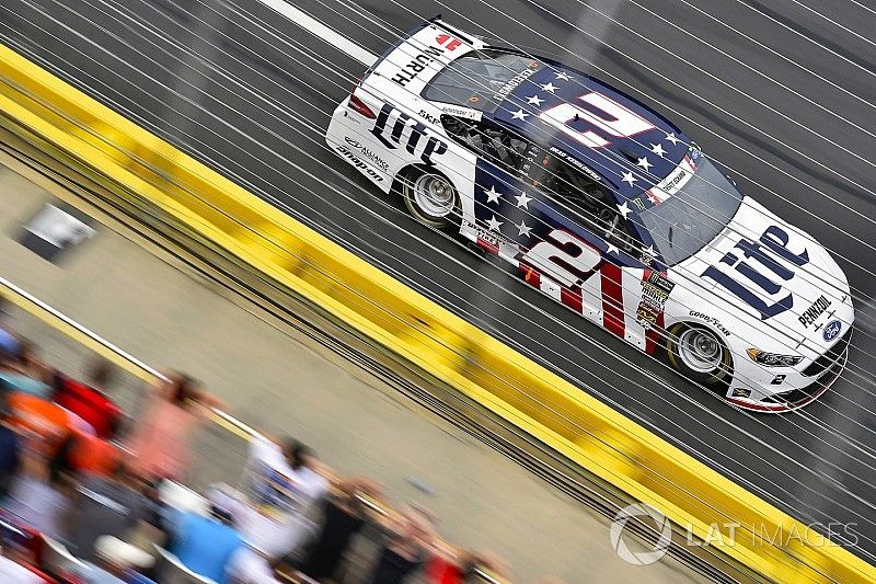 Brad Keselowski, Team Penske, Ford Fusion Stars, Stripes, and Lites