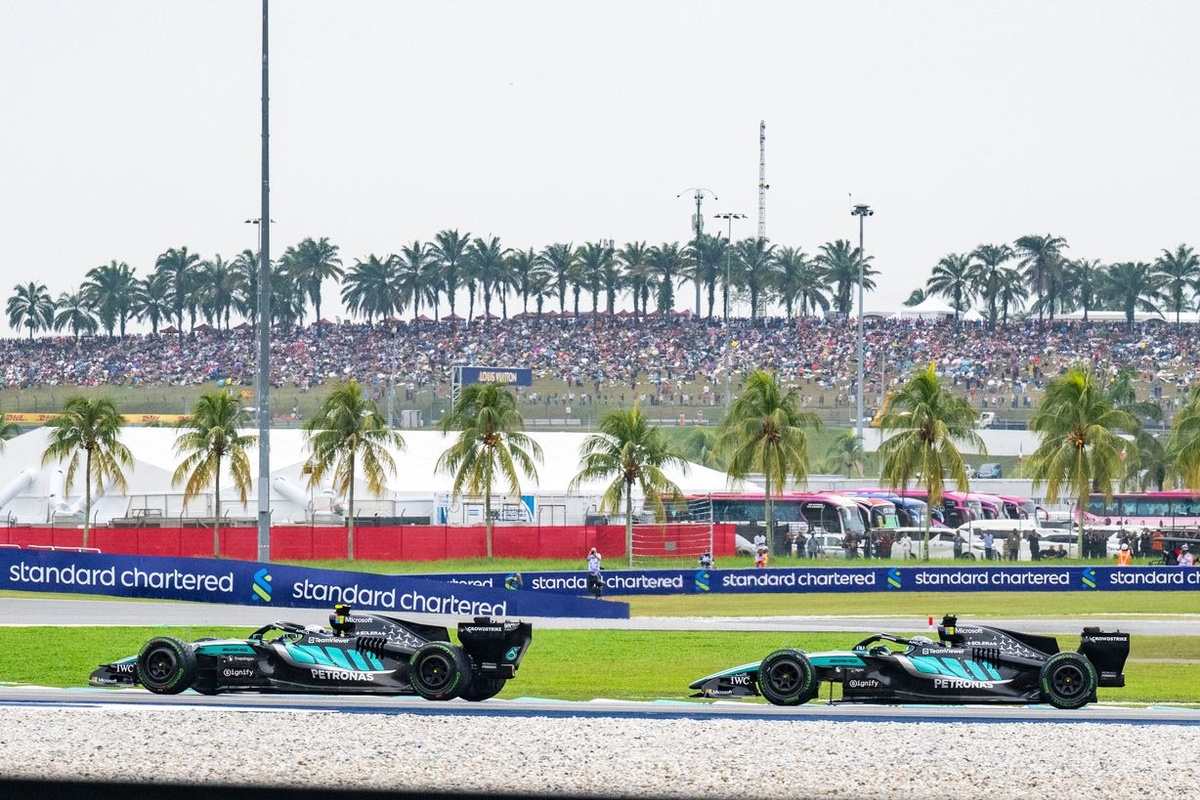 Mercedes struggles with upgraded W17 pace at Bahrain GP amid difficult Sepang conditions