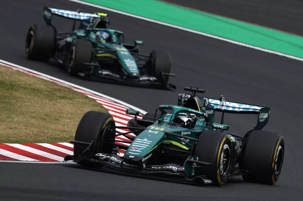 Lance Stroll, Aston Martin Racing, Fernando Alonso, Aston Martin Racing