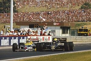 Piquet driftes előzése az első Magyar Nagydíjon Senna ellen: videó